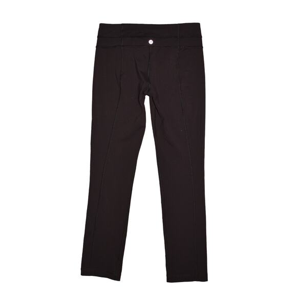LULULEMON $98‎ Wunder Groove Pant Full-On Luon Black Size 6 - Picture 2 of 4